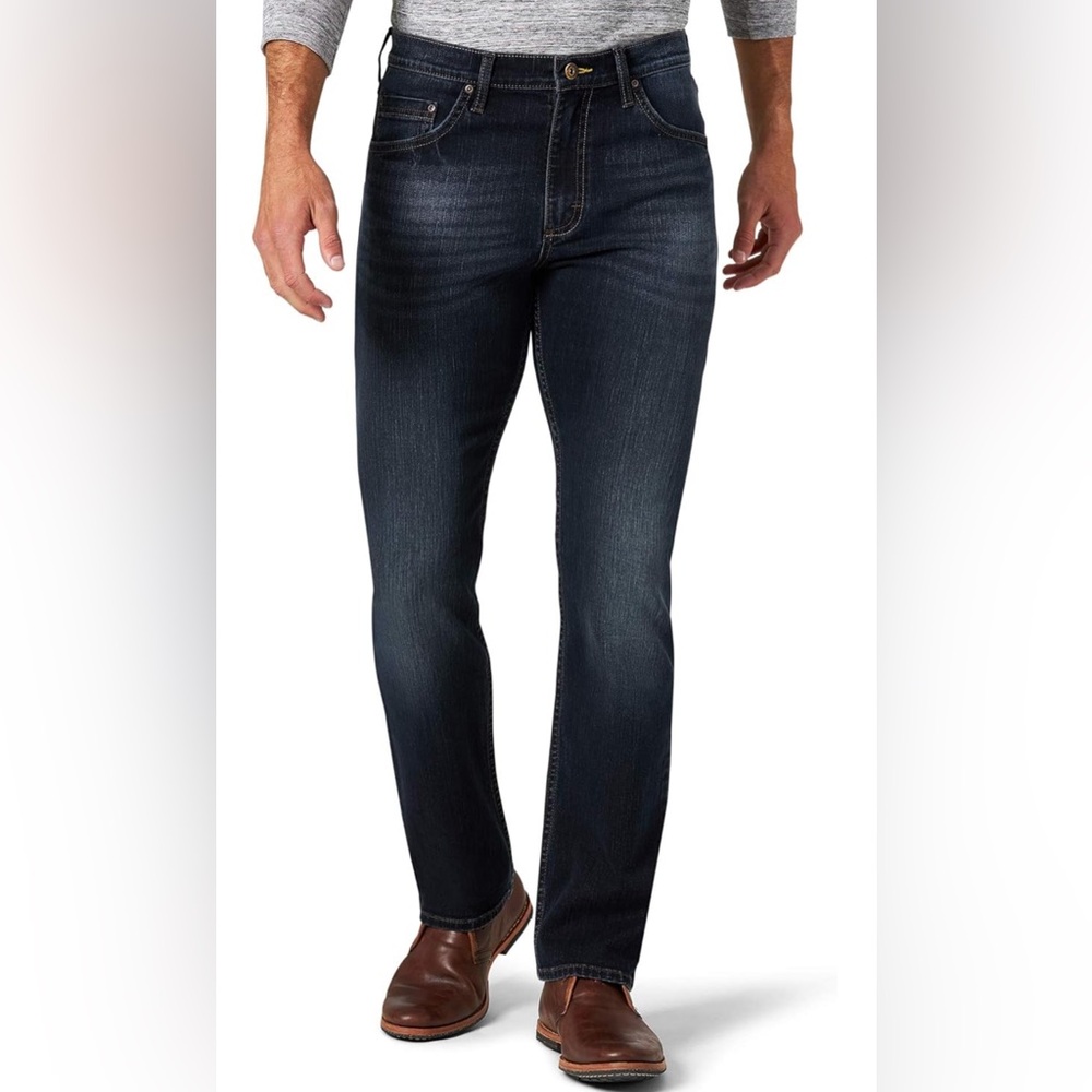 Wrangler Authentics Men's Slim Fit Straight Leg Jean, Raven LIKE NEW 34 x 32